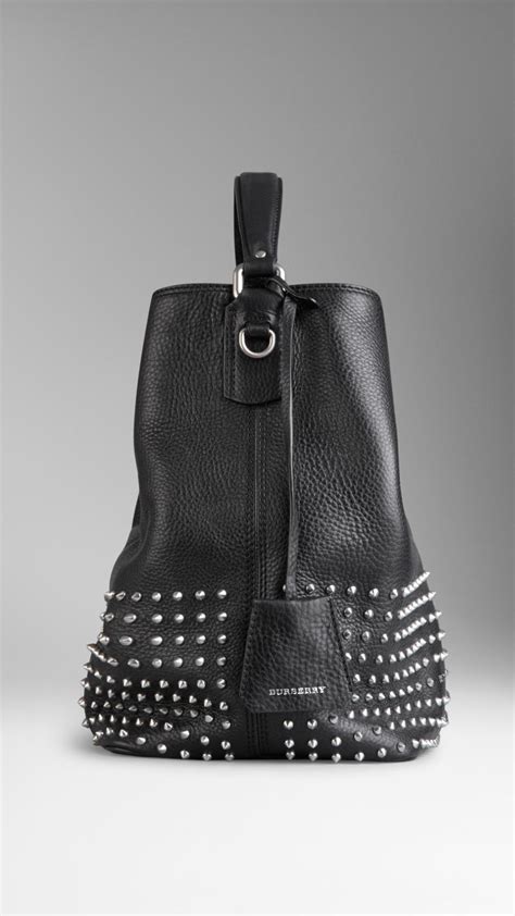 burberry studded leather purse|Burberry leather purse black.